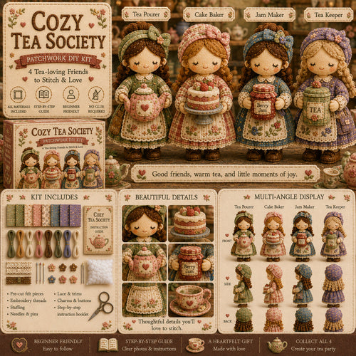 🎁Last Day:75% OFF🧵 Tiny Worlds Collection – Patchwork DIY Kit Series