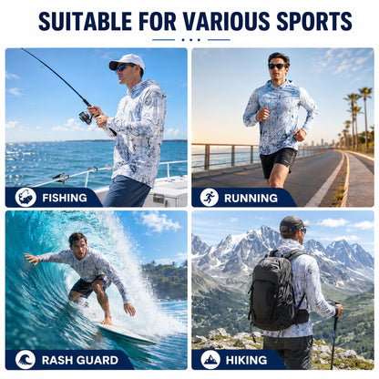 🎁55% OFF Today Men’s UPF 50+ Swim & Outdoor Sun Hoodie