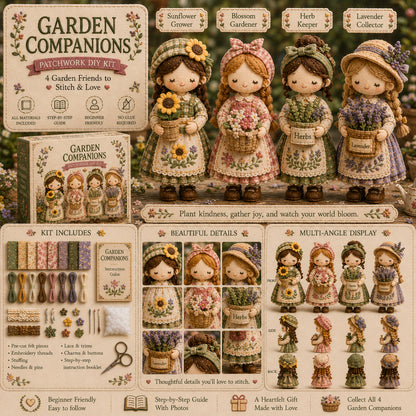 🎁Last Day:75% OFF🧵 Tiny Worlds Collection – Patchwork DIY Kit Series