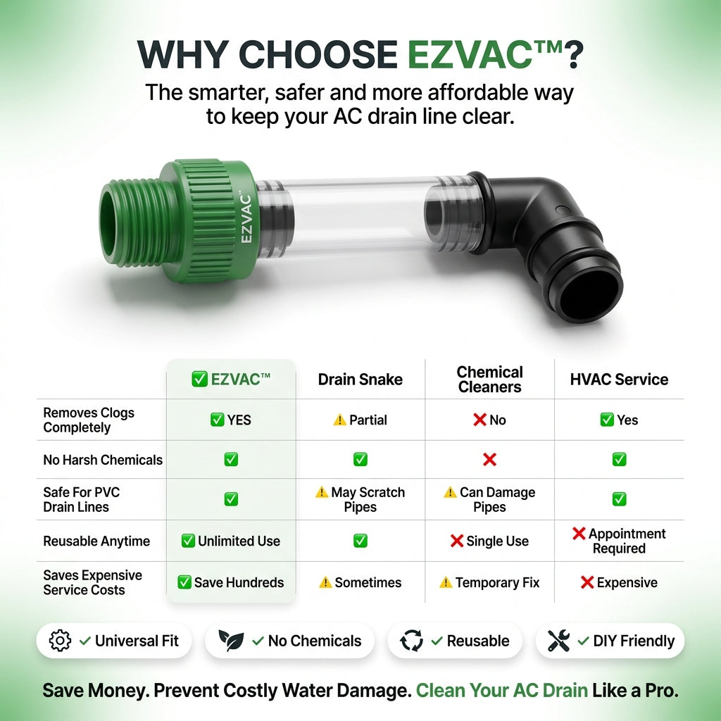 Clear a Clogged AC Drain Line Yourself, Universal Shop-Vac Adapter