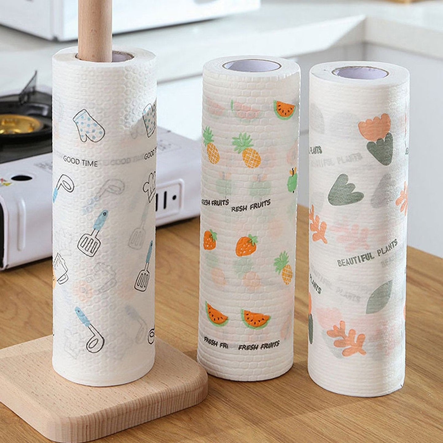50Pcs Per Roll Reusable Cleaning Lazy Rags