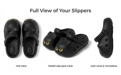 Cat Paw Print Slippers