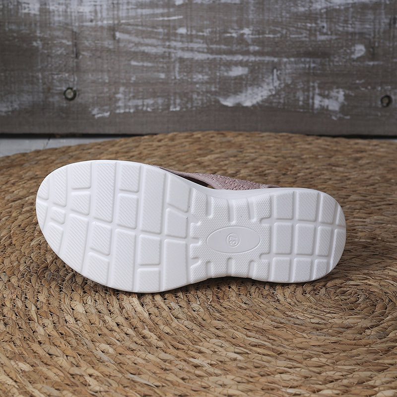 👡 Women's breathable knit wedge sandals – lightweight and comfortable