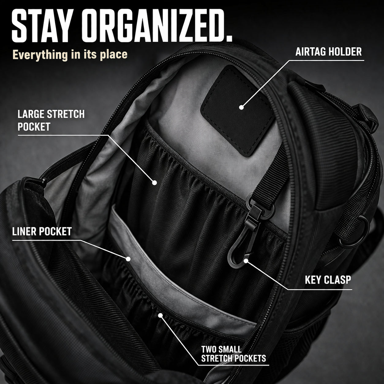 SOLVANTAR-Magnetic Gym Bag