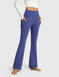 High-Rise Thermal Flared Pants