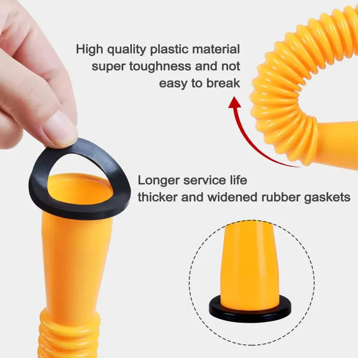 👍Last Day Promotion 75% OFF💥Upgraded Replacement Gas Can Spout with Flexible Nozzle, Fit for Most 1/2/5/10 Gal Can