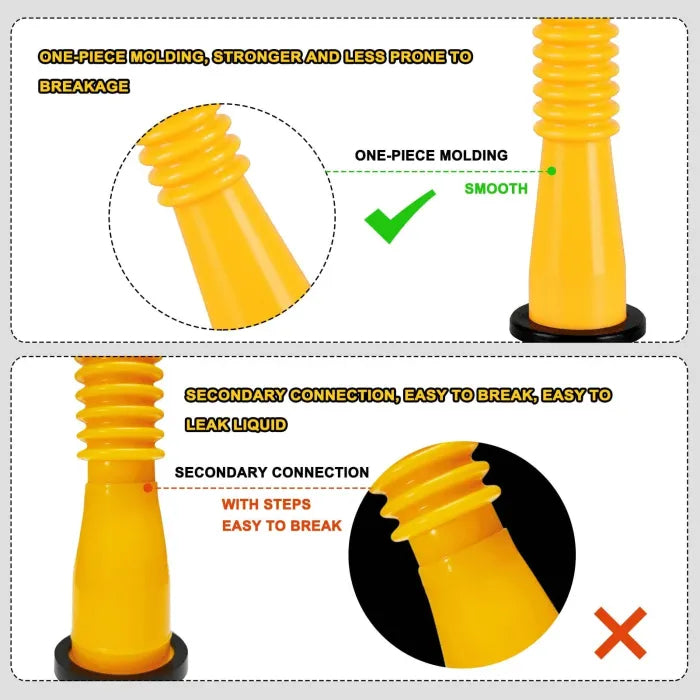 👍Last Day Promotion 75% OFF💥Upgraded Replacement Gas Can Spout with Flexible Nozzle, Fit for Most 1/2/5/10 Gal Can